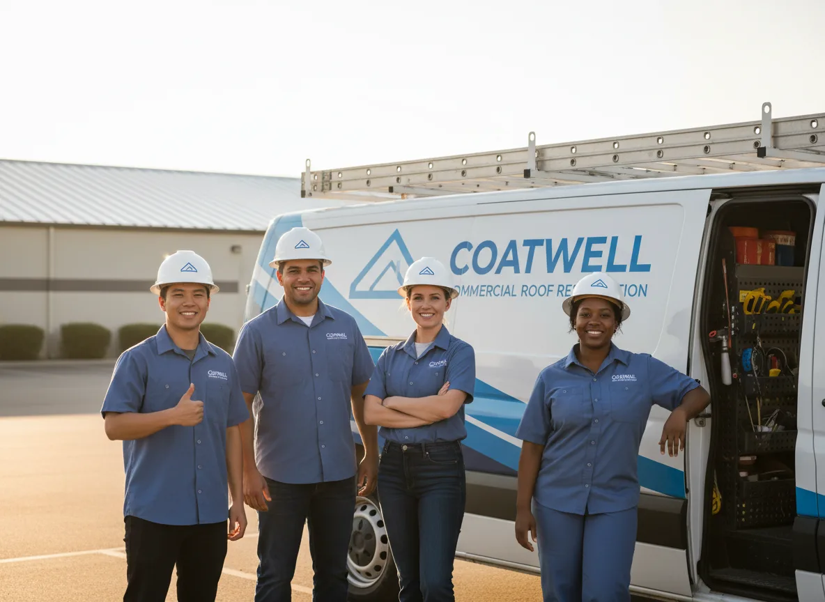 Commercial roof coating company in Muse, PA